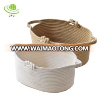 Use as Hamper Toy Laundry and Storage Cotton Rope Basket