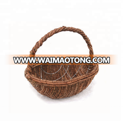 Banana Leaf Woven Garden Flower Plant Pots For Home Decoration