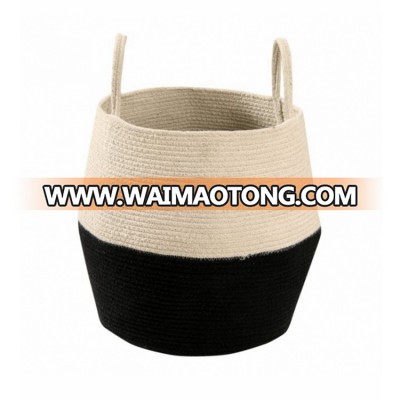 Hot Sale Extra Large Bedroom Cotton Rope Storage Basket